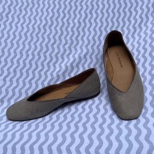 Lucky Brand Alba Suede Ballet Flat EUC